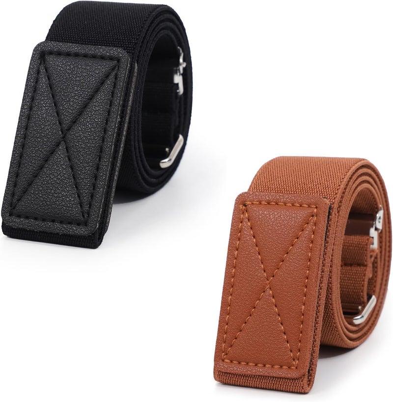 WELROG Kids Belts for Boys - Velcro Buckle Toddler Belt Elastic Adjustable Belt for Boys Girls - Image 1